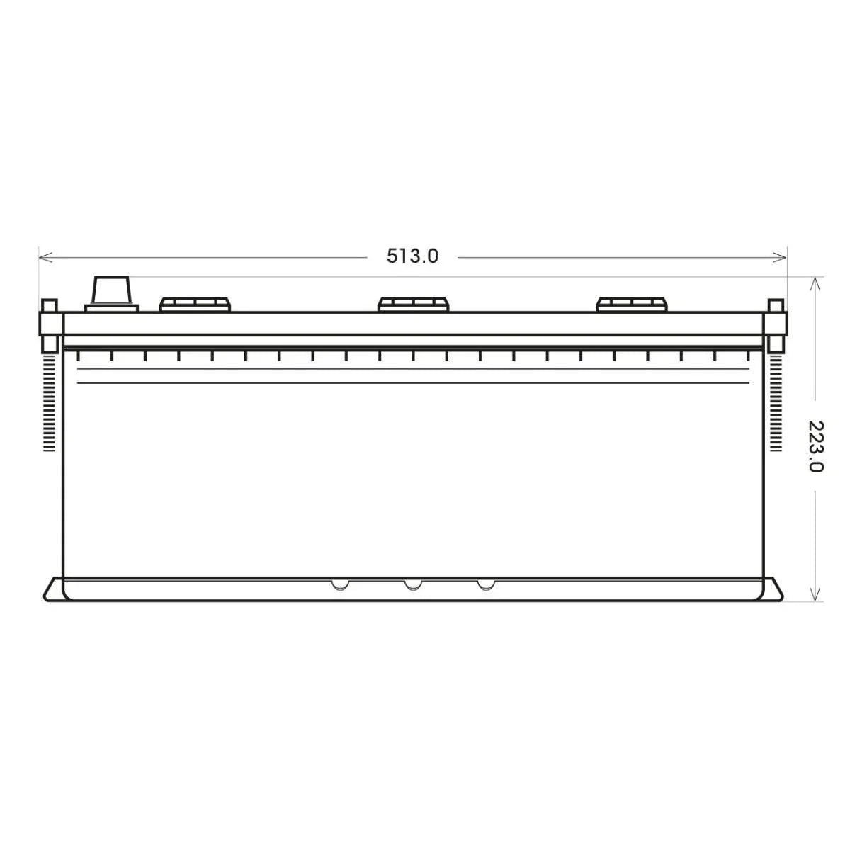 BIG Premium 68017 12V 180Ah 1200A/EN LKW Batterie