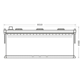 BIG Premium 68017 12V 180Ah 1200A/EN LKW Batterie