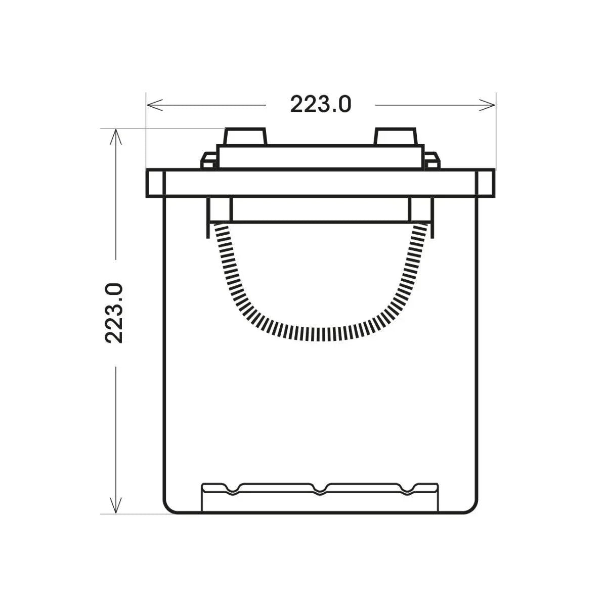 BIG Premium 68019 12V 180Ah 1000A/EN LKW Batterie