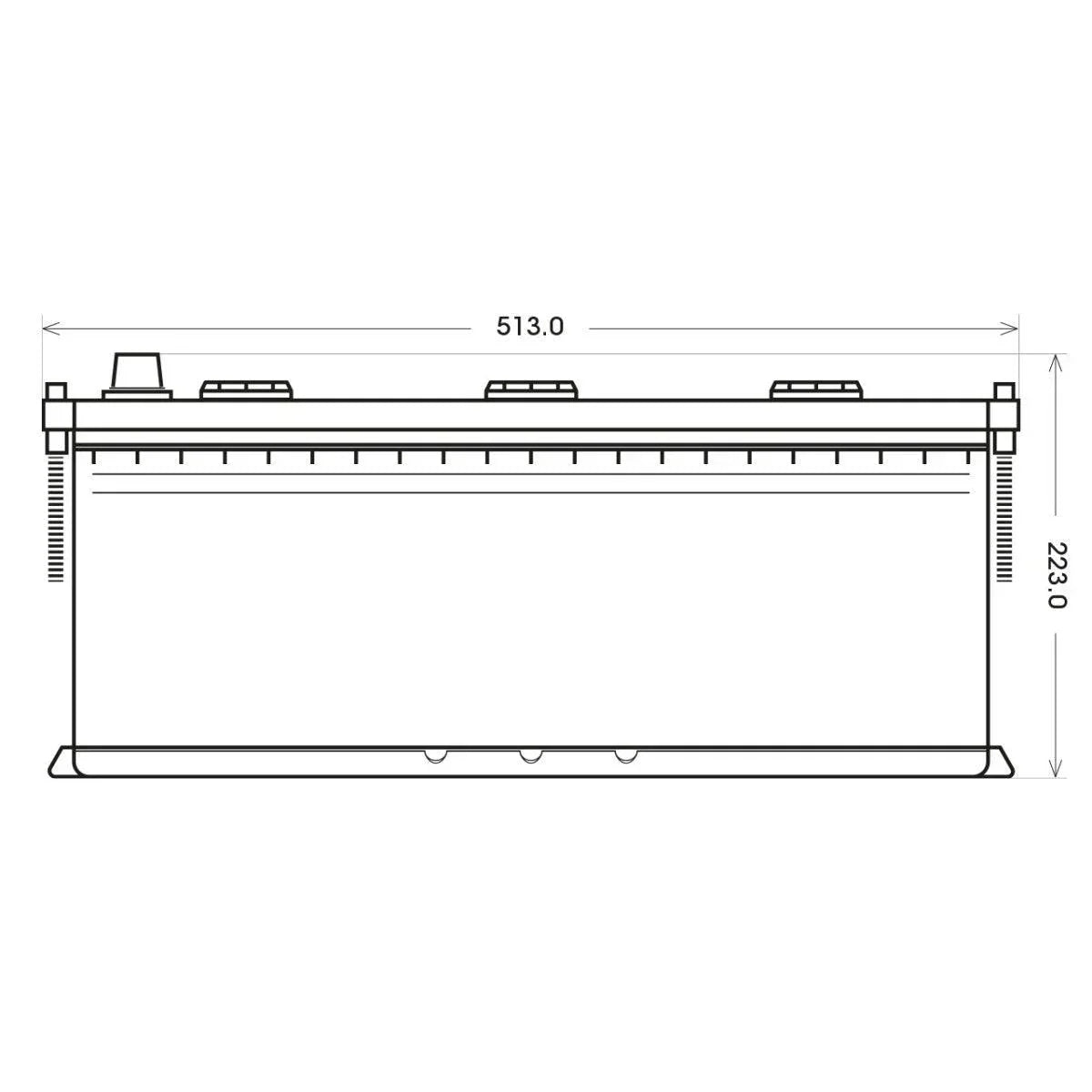 BIG Premium 68089 12V 180Ah 1100A/EN LKW Batterie