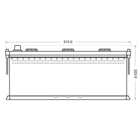 BIG Premium 68089 12V 180Ah 1100A/EN LKW Batterie