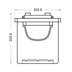 BIG Premium 68089 12V 180Ah 1100A/EN LKW Batterie