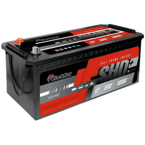 Nutzfahrzeugbatterie BlackMax SHD 12V 190Ah Seite links