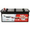 SilverMax 62045 12V 120Ah 750A/EN Nutzfahrzeugbatterie