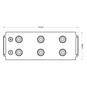 SilverMax 62045 12V 120Ah 750A/EN Nutzfahrzeugbatterie