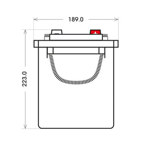 SilverMax 63545 12V 135Ah 750A/EN Nutzfahrzeugbatterie