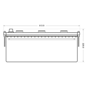 SilverMax 64317 12V 143Ah 990A/EN Nutzfahrzeugbatterie