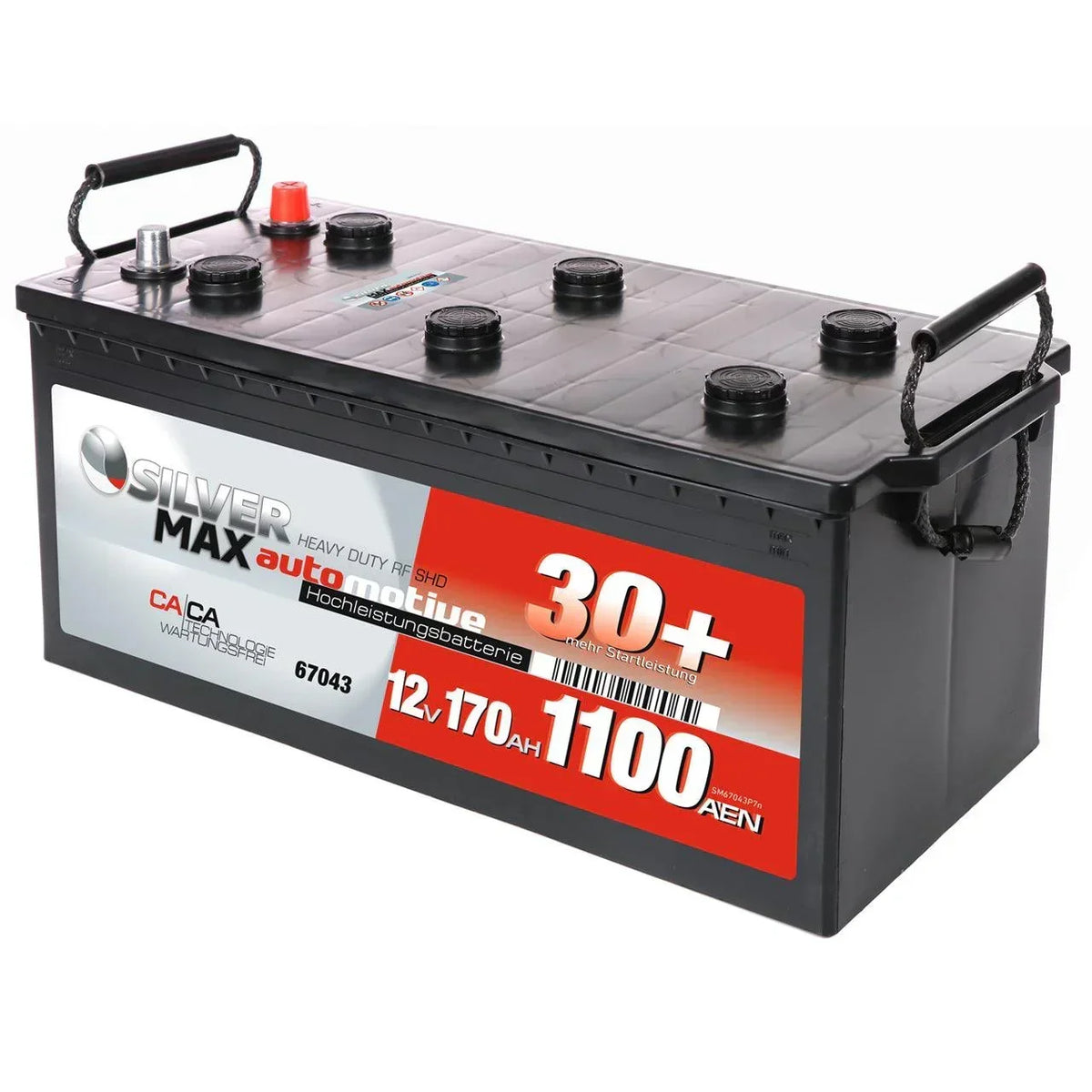 SilverMax 67043 12V 170Ah 1100A/EN Nutzfahrzeugbatterie