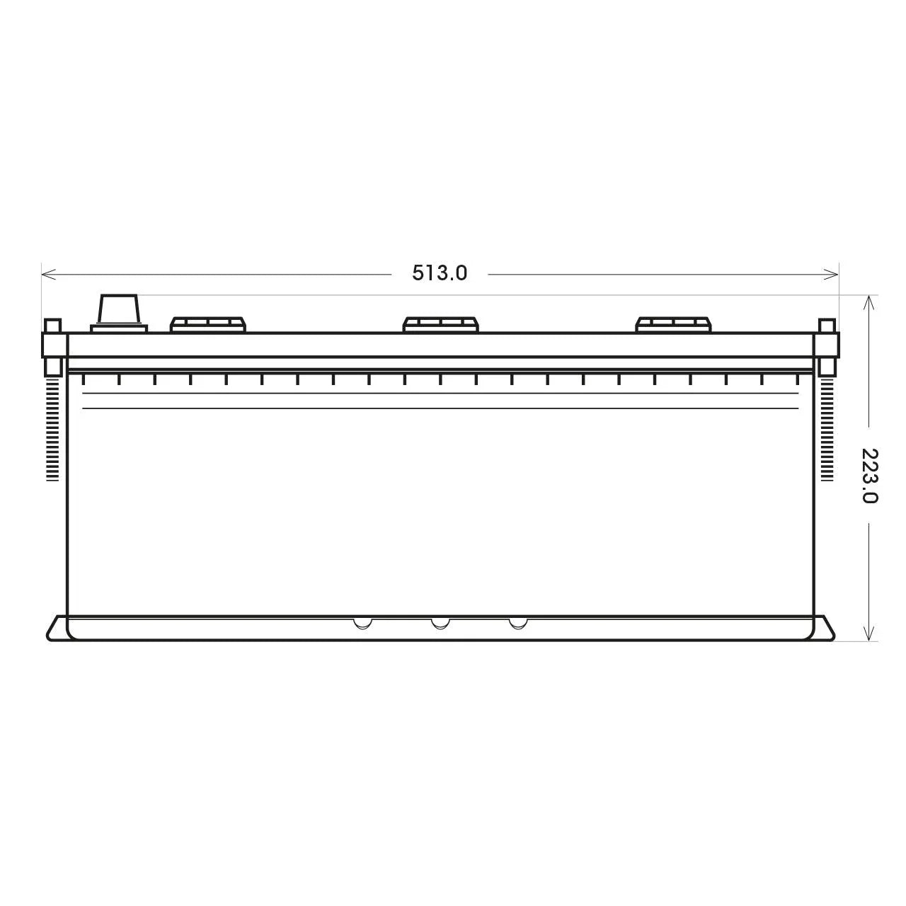 SilverMax 68019 12V 180Ah 1100A/EN Nutzfahrzeugbatterie