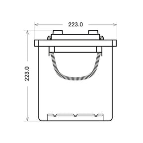SilverMax 68019 12V 180Ah 1100A/EN Nutzfahrzeugbatterie