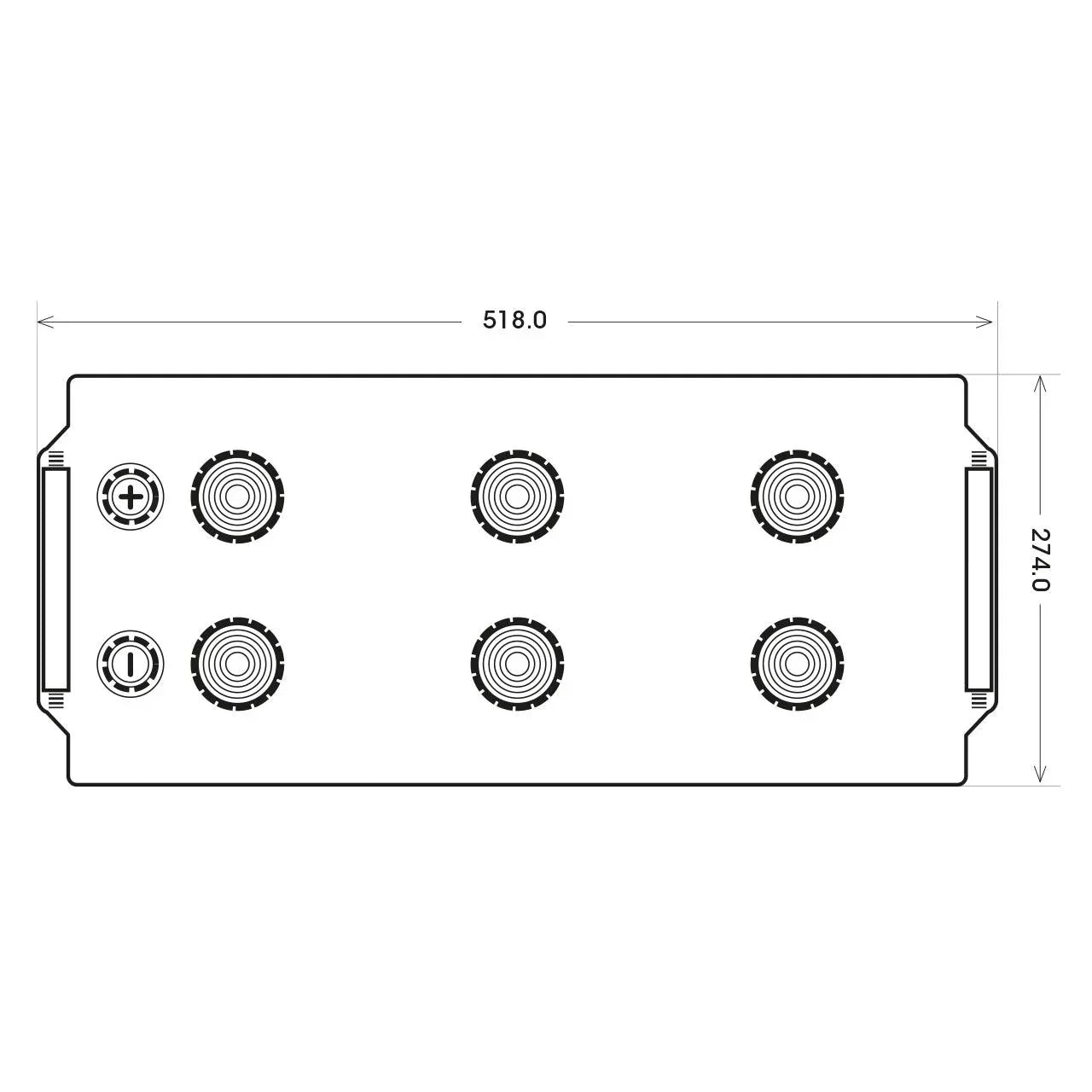 SilverMax 70038 12V 200Ah 1150A/EN Nutzfahrzeugbatterie