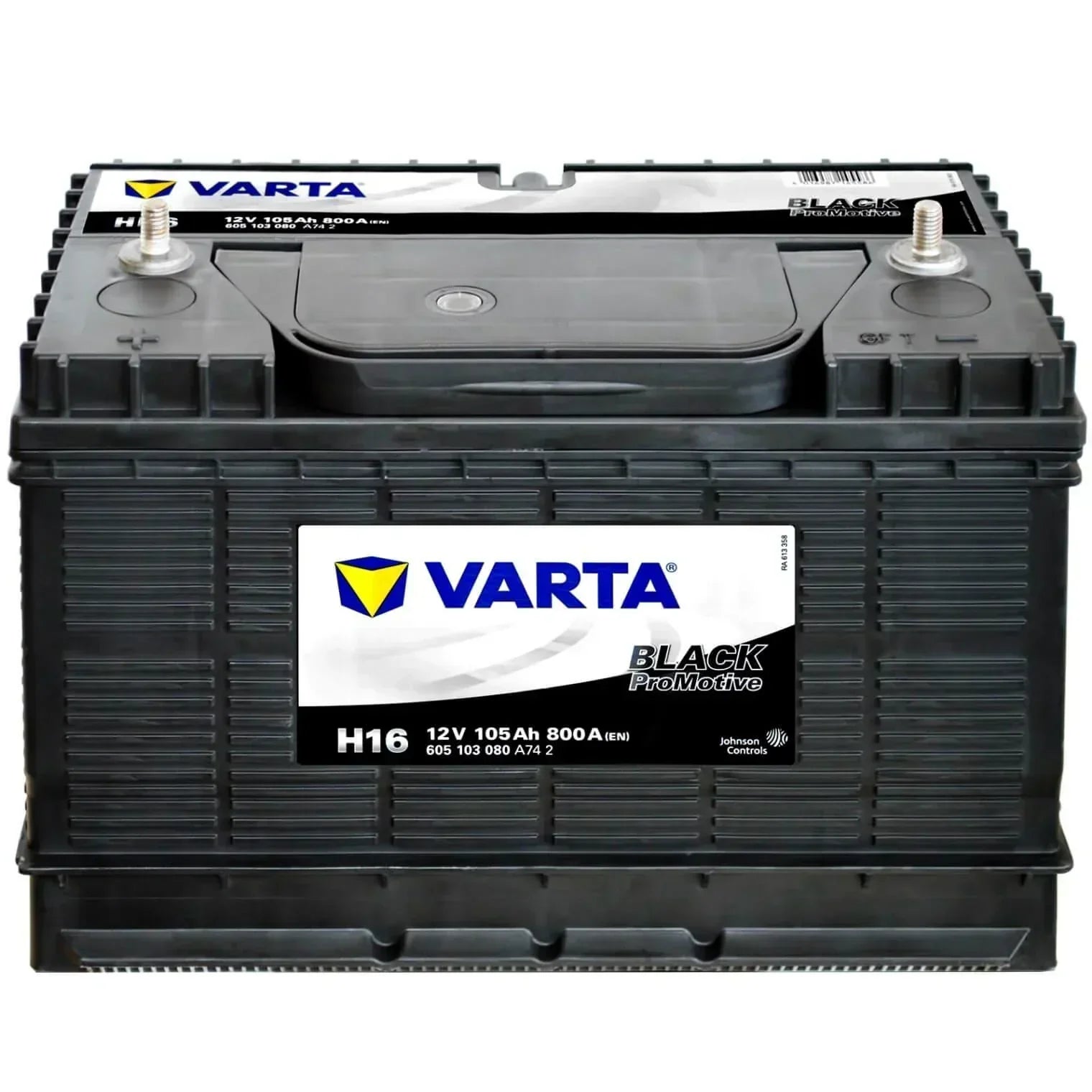 Nutzfahrzeugbatterie Varta Black Promotive H16 12V 105Ah 605103080A742 Seite links