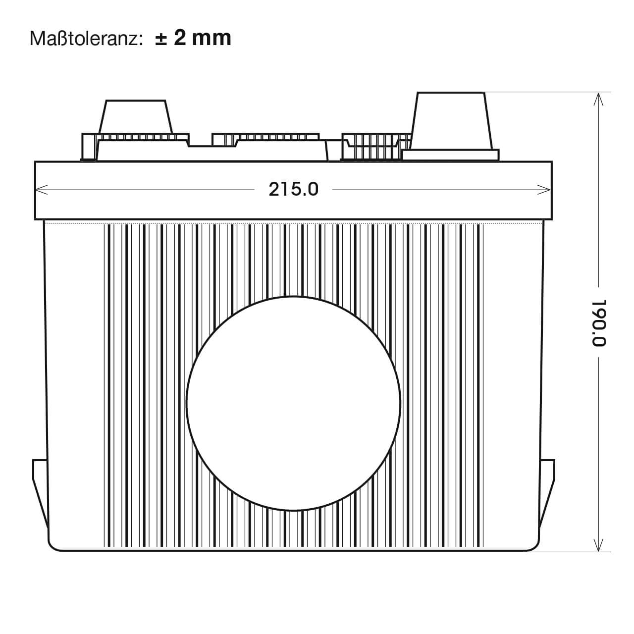 BIG Oldtimer 07715 6V 77Ah 360A/EN gefüllt Autobatterie
