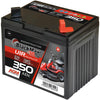 Rasentraktor Batterie BlackMax U1R 12V 35Ah Seite rechts