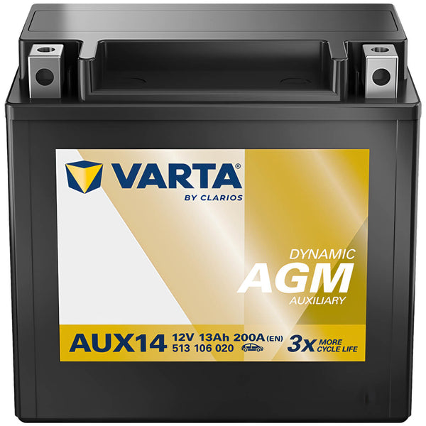Varta AUX14 Dynamic AGM Auxiliary 12V 13Ah 200A/EN Stützbatterie