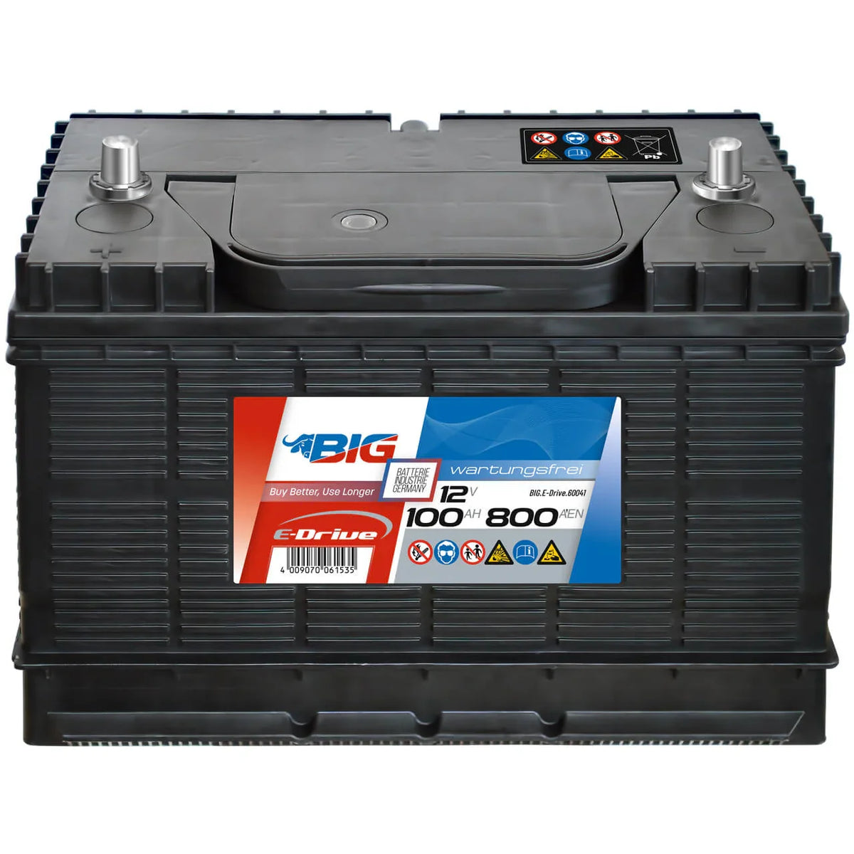 BIG E-Drive 60041 12V 100Ah 800A/EN Traktionsbatterie