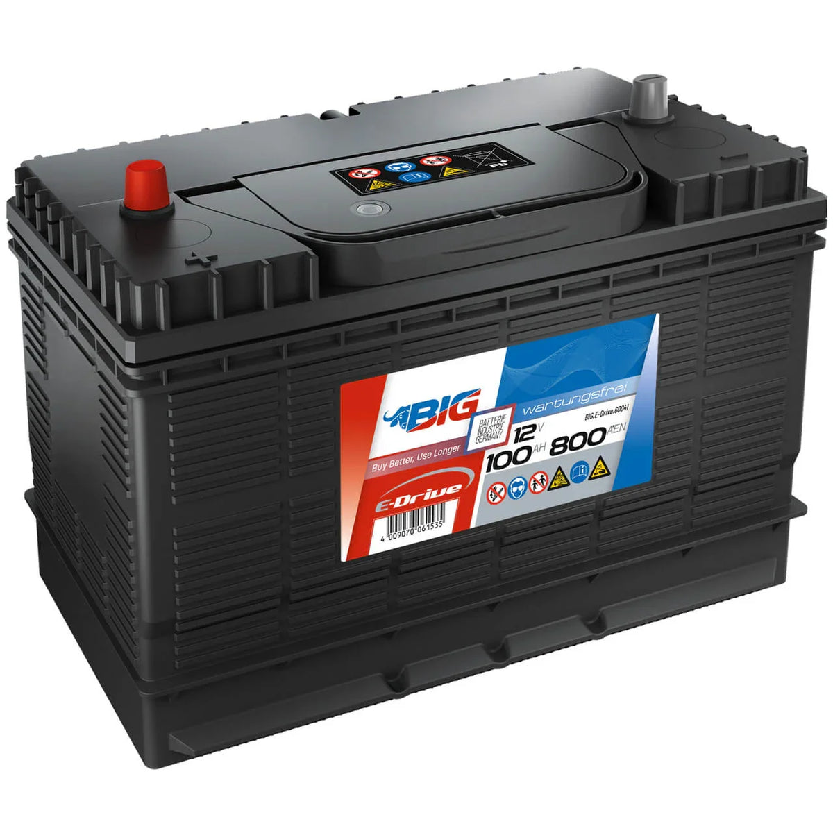 BIG E-Drive 60041 12V 100Ah 800A/EN Traktionsbatterie