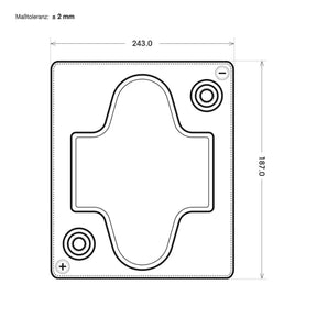 BIG E-Drive AGM 6V 225Ah Traktionsbatterie
