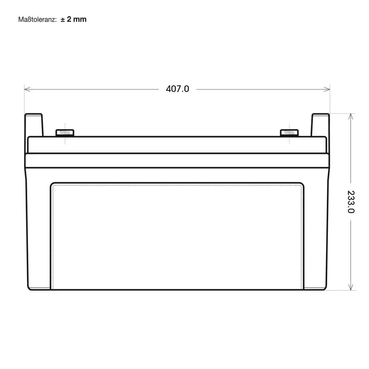 BIG E-Drive AGM 12V 120Ah Traktionsbatterie