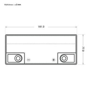 BIG E-Drive AGM 12V 20Ah ersetzt 6-EVF-20 Traktionsbatterie