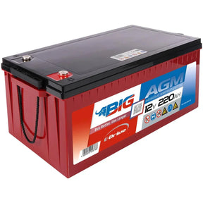 BIG E-Drive AGM 12V 220Ah Traktionsbatterie