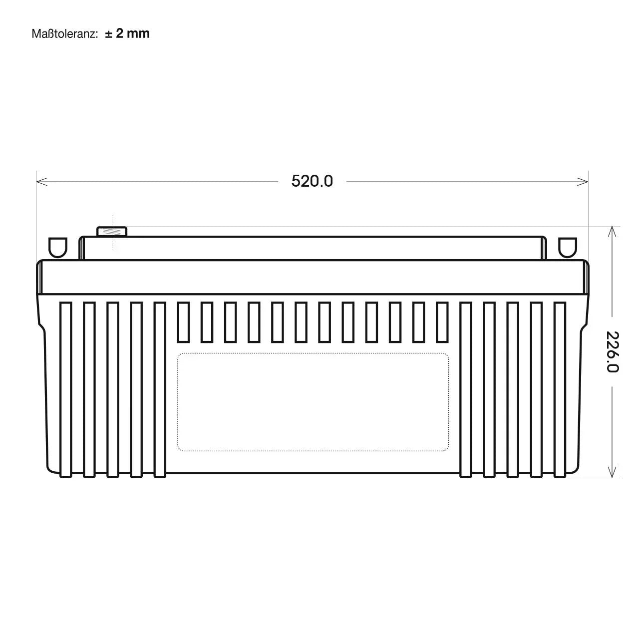 BIG E-Drive AGM 12V 240Ah Traktionsbatterie