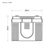 BIG E-Drive AGM 12V 240Ah Traktionsbatterie