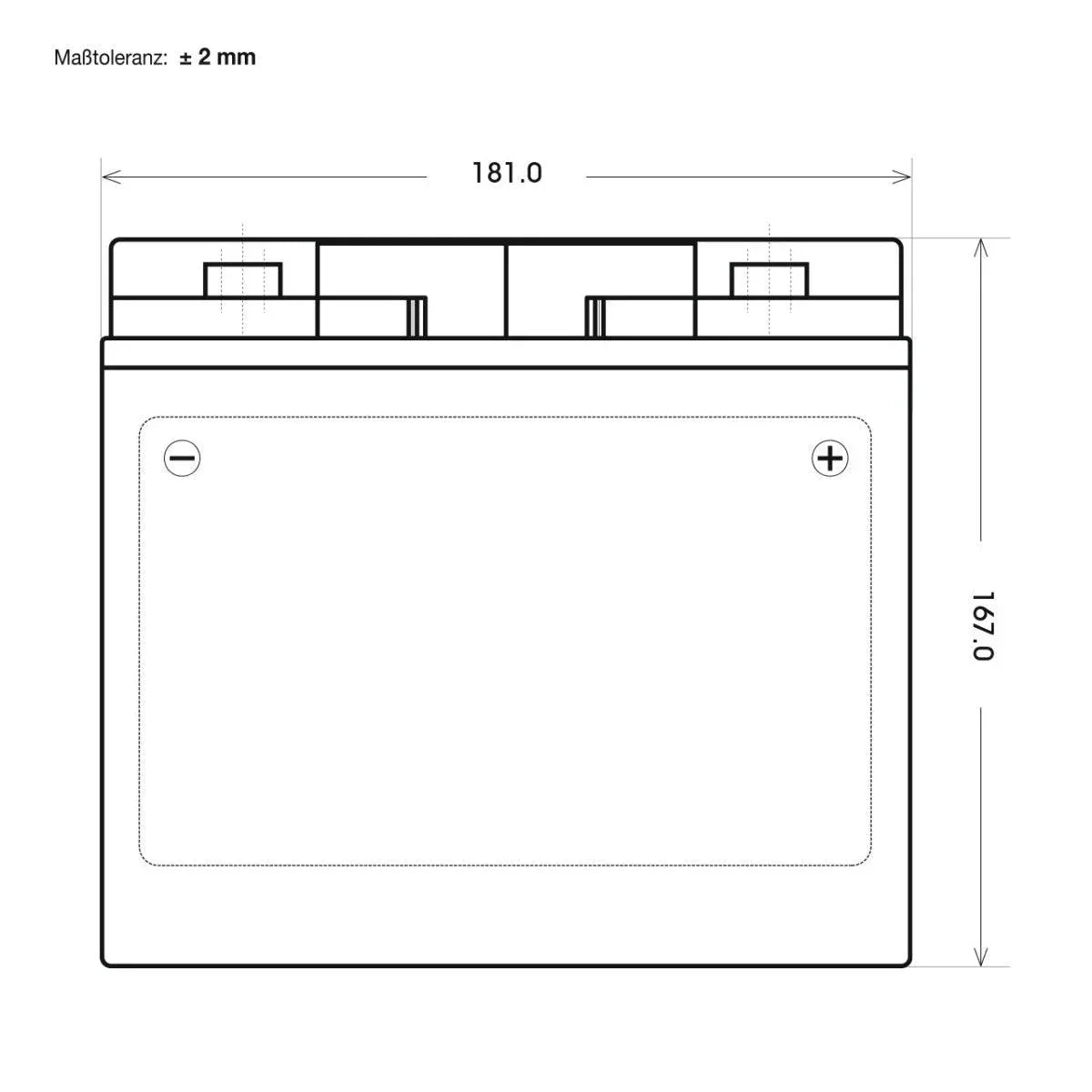 BIG E-Backup AGM 12V 20Ah USV Batterie