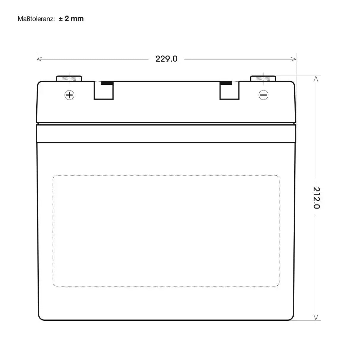 BIG E-Backup AGM 12V 55Ah USV Batterie
