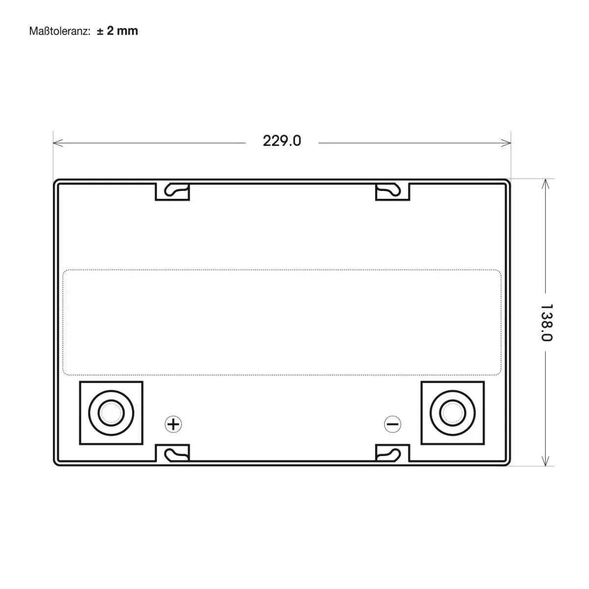 BIG E-Backup AGM 12V 55Ah USV Batterie