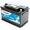 Versorgerbatterie BLUEMAX Fishermans Energy LiFePo4 Lithium 12V 75Ah Seite rechts