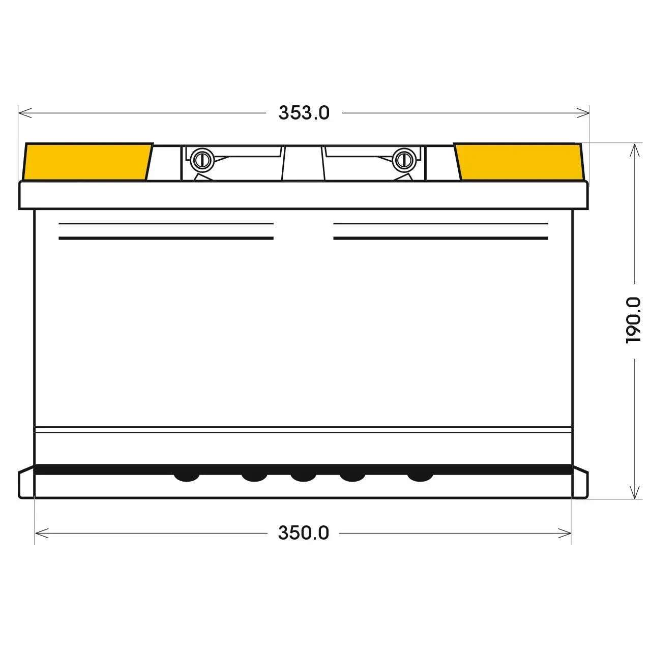 Adler Sunrise 12V 120Ah C100 Versorgerbatterie