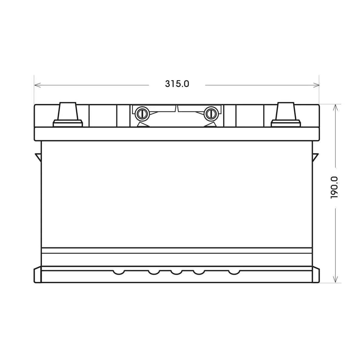 Adler Sunrise AGM 12V 110Ah C100 Versorgerbatterie