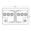 Adler Sunrise AGM 12V 120Ah C100 Versorgerbatterie