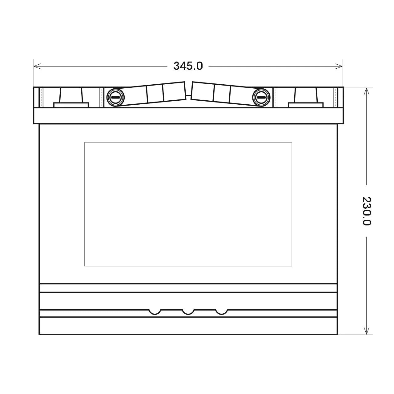 Adler Sunrise AGM 12V 125Ah C100 Versorgerbatterie