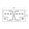 Adler Sunrise AGM 12V 125Ah C100 Versorgerbatterie