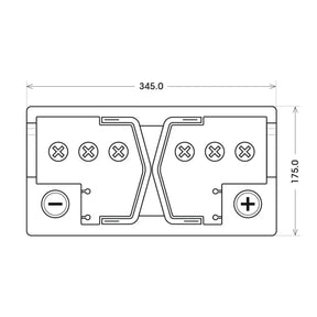Adler Sunrise AGM 12V 125Ah C100 Versorgerbatterie