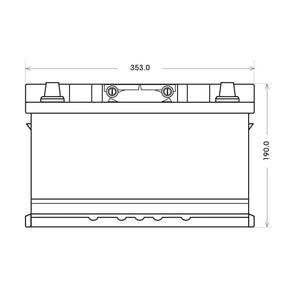 Adler Sunrise EFB 12V 120Ah C100 Versorgerbatterie