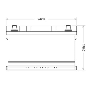 BIG Professional Solar DC 95502 12V 80Ah C100 Versorgerbatterie