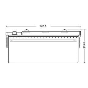 BIG Professional AGM 12V 200Ah C100 Versorgerbatterie