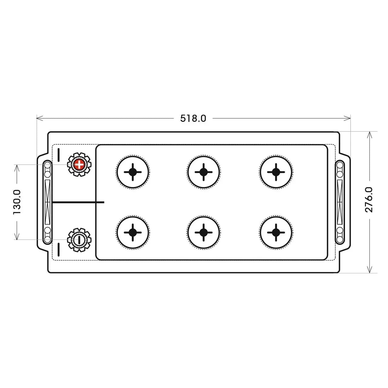 BIG Professional EFB 12V 290Ah C100 Versorgerbatterie