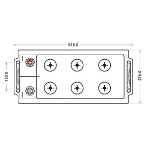 BIG Professional EFB 12V 290Ah C100 Versorgerbatterie