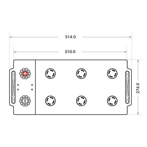 BIG GELTECH PRO GEL 12V 280Ah C100 Versorgerbatterie