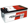 Versorgerbatterie Panther AGM 12V 220Ah Seite links