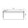 Versorgerbatterie Panther AGM 12V 220Ah technische Zeichnung Front
